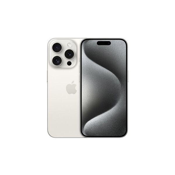 apple iphone 15 pro 256gb titanio bianco