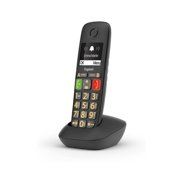 siemens e290 telefono analogico/dect identificatore di chiamata nero