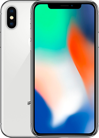 Apple iPhone X 64 GB Argento grade B