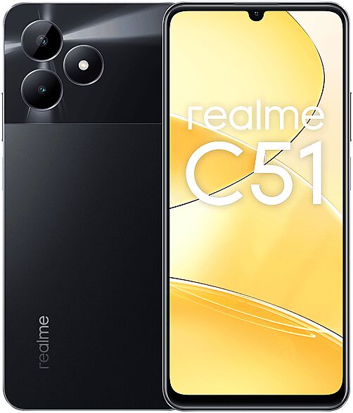 Realme C51 4+128, 128 GB, BLACK