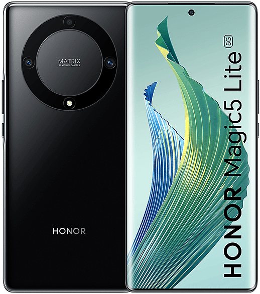 Honor Magic 5 Lite 5G 256GB, 128 GB, Midnight Black