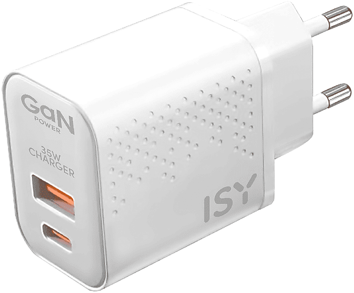 ISY CARICABATTERIE  Caricabatterie USB+typeC