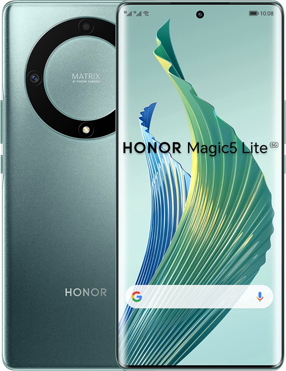 Honor magic5 lite 256 gb + 8 gb green no brand eu