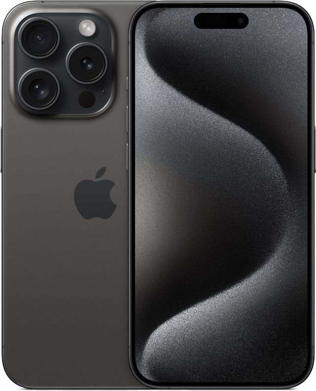 Apple Iphone 15 pro 256 gb titanio nero no brand eu