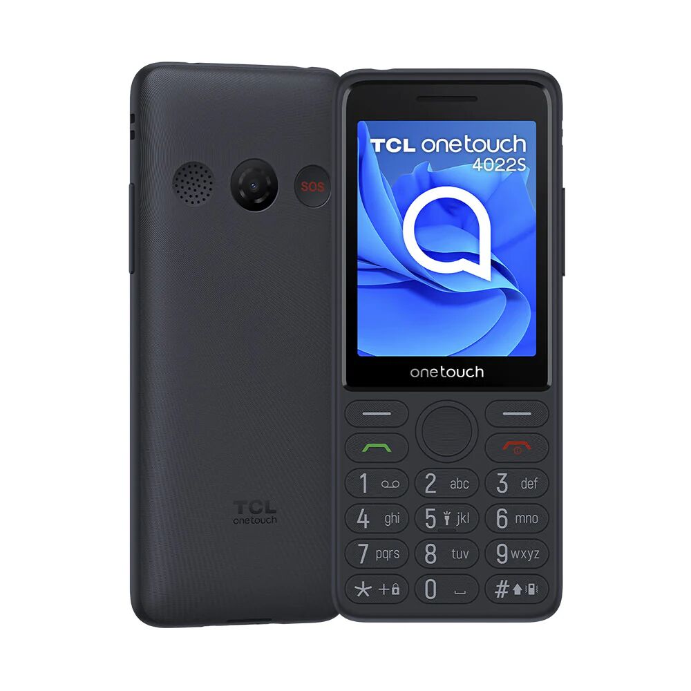 TCL Onetouch 4022s 7,11 cm (2.8) 75 g Grigio Telefono per anziani