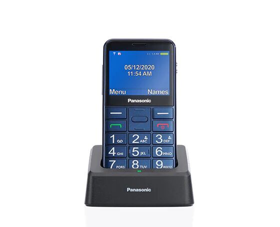 Panasonic KX-TU155 6,1 cm (2.4) 102 g Blu Telefono di livello base