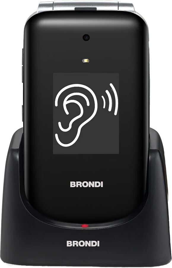 Brondi Amico Supervoice 7,11 cm (2.8) Nero Telefono per anziani