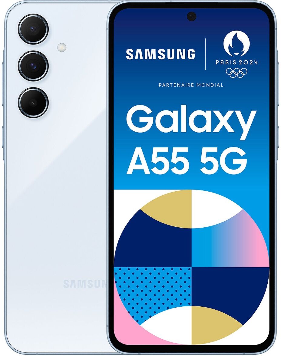 Samsung Galaxy A55 A556 5G 128GB 8GB RAM Dual Sim ice Blue Europa