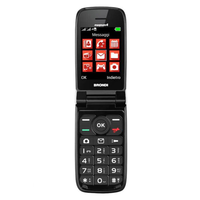 Brondi Magnum 4 7,11 cm (2.8) Bianco Telefono cellulare basico