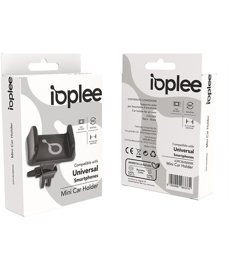 Ioplee Car Holder bocchetta areazione (nero)