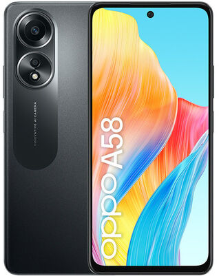 Oppo A58 4G Smartphone, AI Doppia fotocamera 50+2MP, Selfie 8MP, Displ