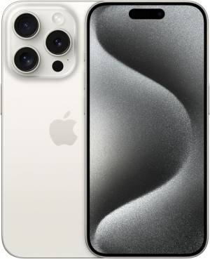 Apple iphone 15 pro 256gb 6.1" white titanium eu mtv43qn/a