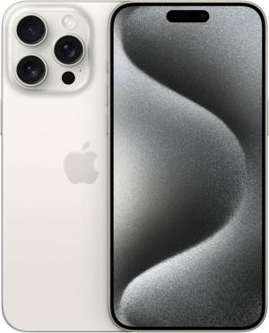 Apple iphone 15 pro max 1tb 6.7" white titanium eu mu7h3sx/a