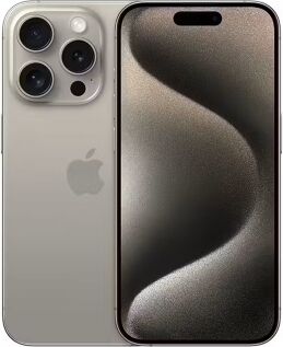 Apple iphone 15 pro max 256gb 6.7" natural titanium eu mu793zd/a