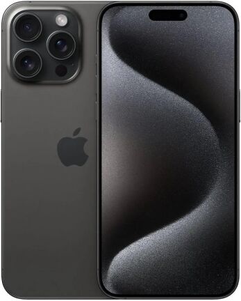 Apple iphone 15 pro max 512gb 6.7" black titanium eu mu7c3zd/a