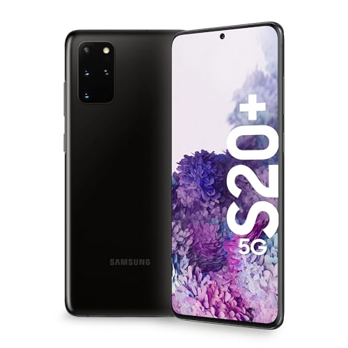 Samsung Galaxy S20+ 5G 17 cm (6.7") 12 GB 128 GB Dual SIM USB Type-C Black Android 10.0 4500 mAh  Galaxy S20+ 5G, 17 cm (6.7"), 12 GB, 128 GB, 12 MP, Android 10.0, Black