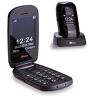 TTfone Lunar grote toetsen ongecompliceerd simlock-vrij klapdesign mobiele telefoon (zwart)