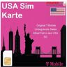 T-Mobile Prepaid simkaart onbeperkt* internetgegevens VS, 5 GB gratis roaming voor Canada en Mexico van Power Sim Shop