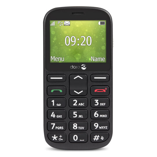 Doro 1361 Bk Easy To Use Mobile Phone - Black