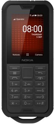 Nokia 800 Tough Dobbelt-sim (sim1 Og Sim2/microsd-spor) Svart