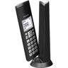 Panasonic KX-TGK210 telefon stacjonarny bezprzewodowy (blokowanie niechcianych połączeń, dzwonki polifoniczne, wyświetlacz 1.5" LCD, tryb ECO), czarny