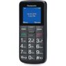 Panasonic KX-TU110 telefon komórkowy dla seniora (połączenia priorytetowe, jasny, kolorowy wyświetlacz TFT LCD, duże przyciski, dioda LED), czarny