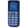 Panasonic KX-TU110 telefon komórkowy dla seniora (połączenia priorytetowe, jasny, kolorowy wyświetlacz TFT LCD, duże przyciski, dioda LED), niebieski