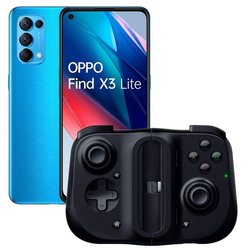 Oppo Pack oppo find x3 lite 8gb/128gb azul + razer kishi gamepad