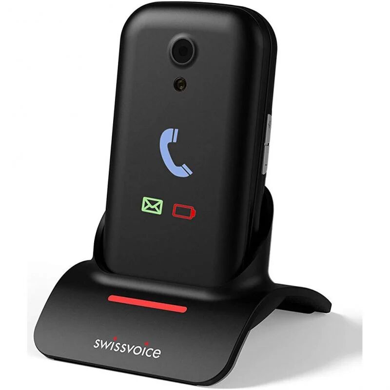Swissvoice s28 telemóvel para seniores preto