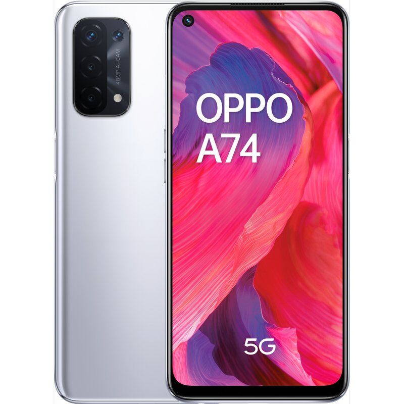 Oppo a74 5g 6gb/128gb 6.49'' prateado