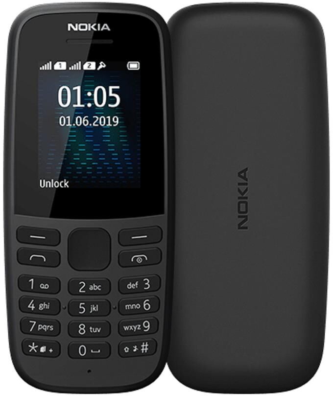 Nokia 105 4,5 Cm (1.77") 73,02 G Preto Telefone D.