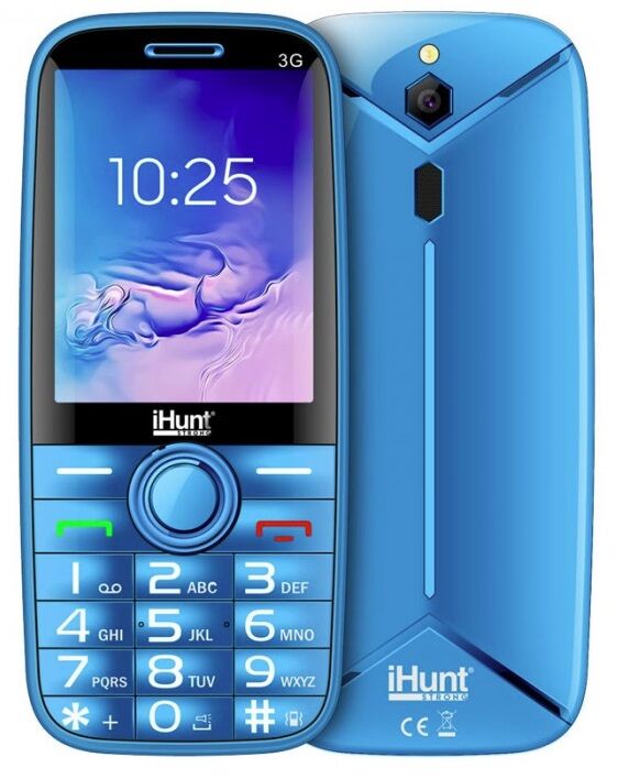 Ihunt Telemóvel 2,8" Dual Sim Bluetooth / Rádio Fm / Lanterna (azul) - Ihunt I5 3g