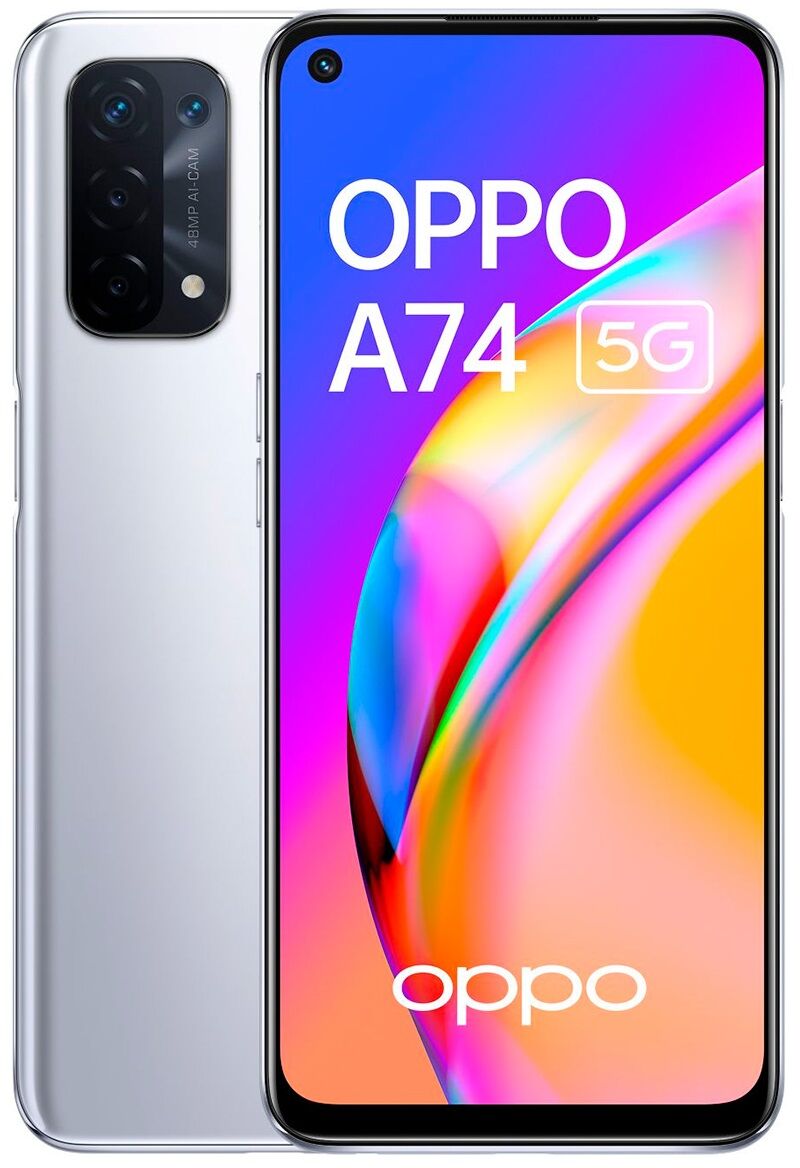 Oppo Smartphone Oppo A74 5g 6.5" 6gb/128gb Dual Sim (prateado)