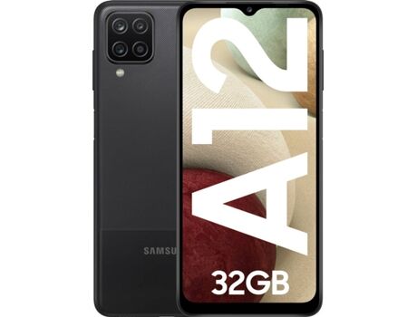 Samsung Smartphone Galaxy A12 (6.5'' - 3 GB - 32 GB - Preto)