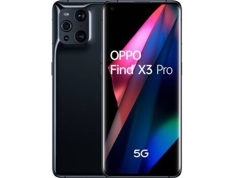 Oppo Smartphone Find X3 Pro (6.7'' - 12 GB - 256 GB - Preto)