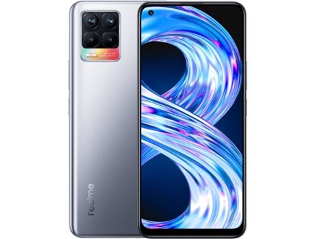 Realme Smartphone 8 (6.43'' - 6 GB - 128 GB - Prateado)