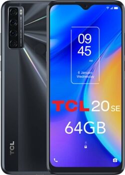 TCL Smartphone Desbloqueado MEO 20 SE (6.82'' - 4 GB - 64 GB - Preto)