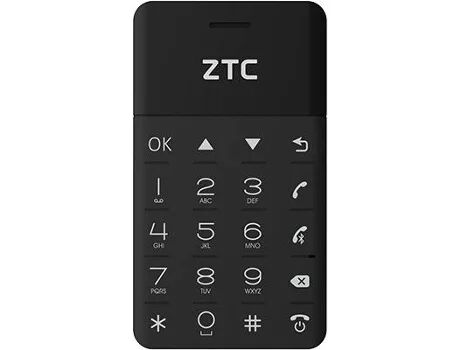 Ztc Telemóvel Cardphone G200 (1.1'' - 2G - Preto)