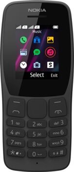 Nokia Telemóvel 110 (1.77'' - 2G - Preto)