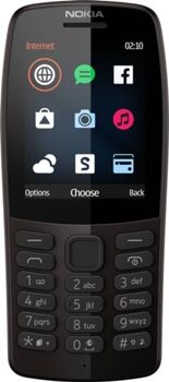 Nokia Telemóvel 210 (2.4'' - 2G - Preto)