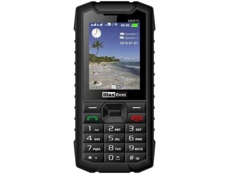 Maxcom Telemóvel MM916 (2.4'' - 3G - Preto)