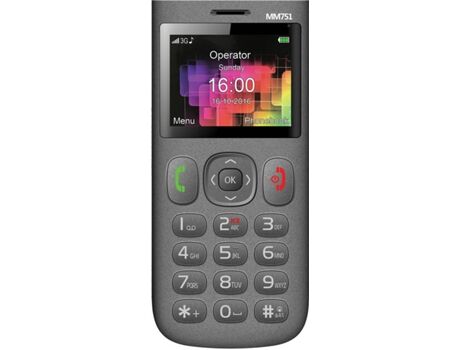 Maxcom Telemóvel MM 751 (2.3'' - 3G - Preto)