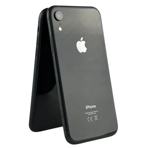 Apple iPhone XR 64GB Black  Garanti 1år   (sprucken baksida, SKAL ingår)  Som ny
