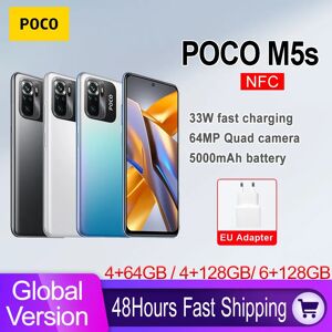 POCO M5s Global Version Smartphone 64GB/128GB NFC MTK G95 Octa Core 64MP Quad Camera 6.43" AMOLED Dotdisplay 33W