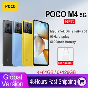 Global Version Xiaomi POCO M4 5G Smartphone NFC 64GB/128GB Dimensity 700 Octa Core 90Hz 6.58" Mobile Phones 5000mAh