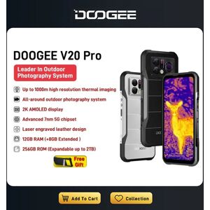 DOOGEE V20 Pro Rugged Production1440*1080 Thermal Imaging Resolution 6.43”2K AMOLED 12GB+256GB 7nm 5G Chipset