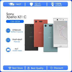 Sony Xperia XZ1 Compact Refurbished-Original Unlocked G8441 Phone 4GB RAM 32GB ROM Snapdragon 835 Octa Core 4.6' 4G NFC