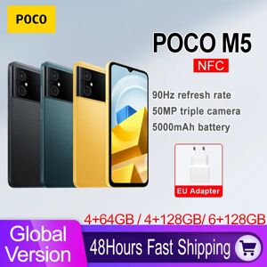 Global Version POCO M5 Smartphone 64GB/128GB NFC MTK G99 Octa Core 90Hz 6.58 quot Display 50MP Camera 5000mAh