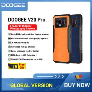 DOOGEE V20 Pro Rugged Phone 6.43”2K AMOLED Display 12GB+256GB 1440*1080 Thermal Imaging Color Limited Edition 7nm 5G Chipset