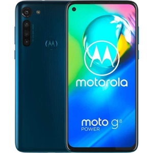 Refurbished: Motorola Moto G8 Power Single Sim - Pristine - Capri Blue - Unlocked - 64gb